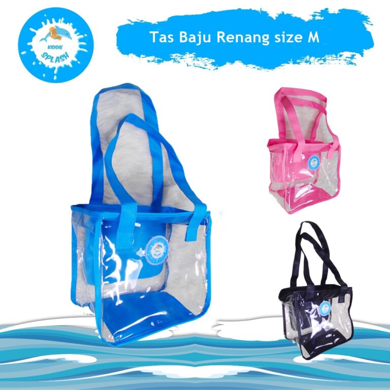 Tas Travel Renang Mika Transparan  Anti Air Waterproof M 