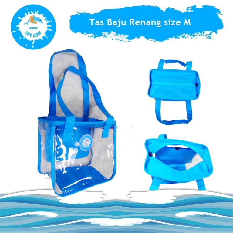 Tas Travel Renang Mika Transparan  Anti Air Waterproof M 