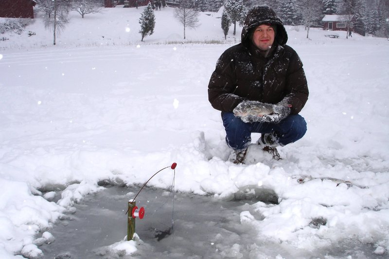 Germany - ice fishing